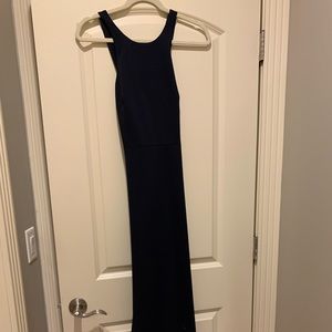 BHLDN Black tie dress - navy